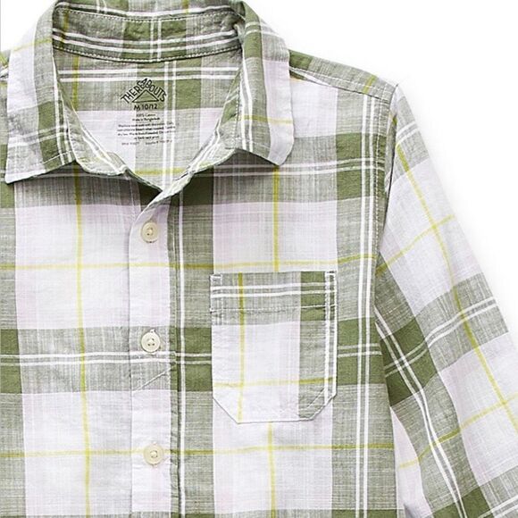 NEW! Thereabouts Little & Big Boys Long Sleeve Button-Down Shirt - Picture 3 of 13